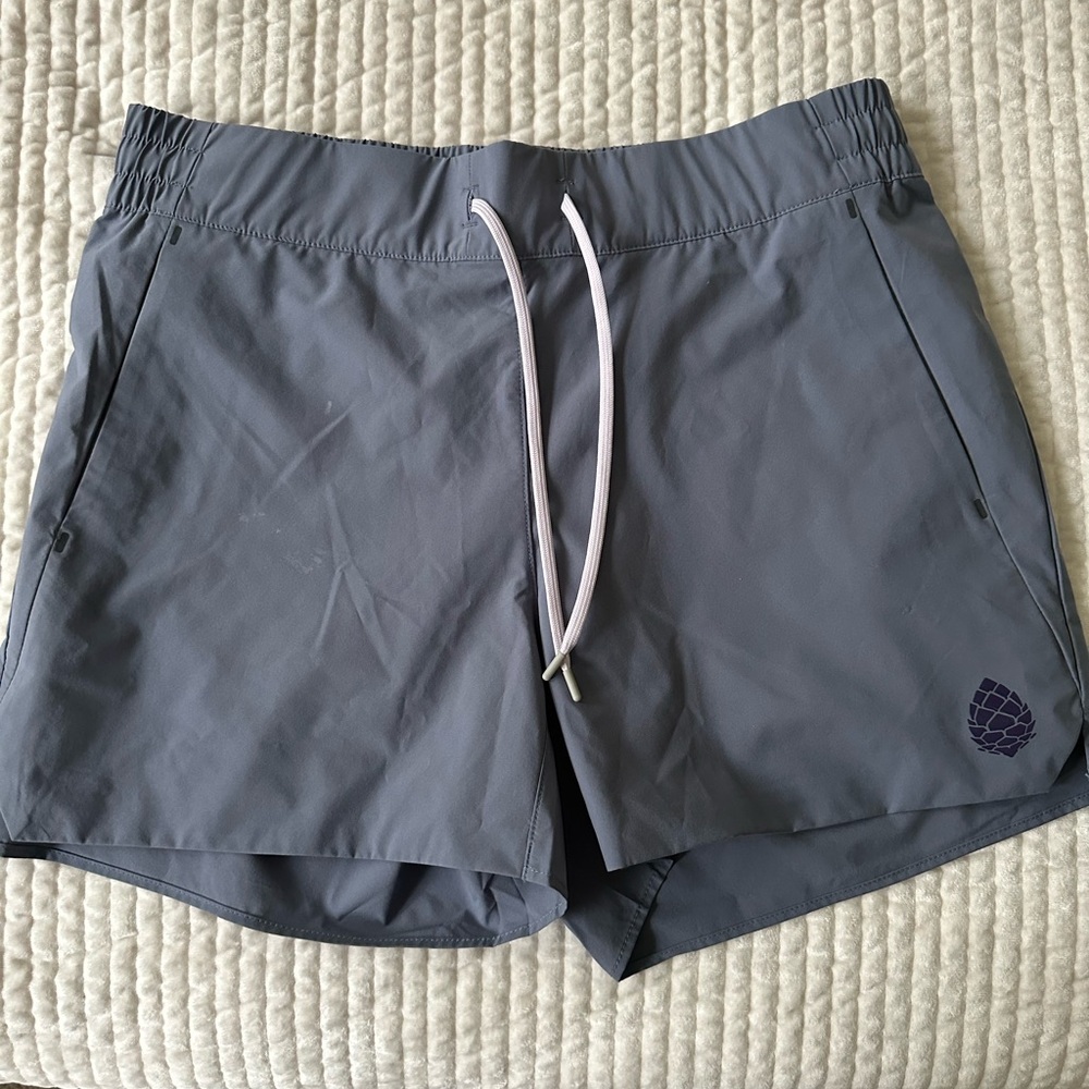 Stio Gray/Blue Shorts Lightweight Quick-Dry